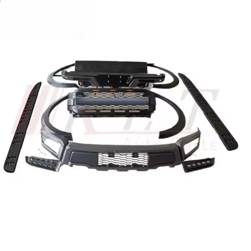Newest Off-Road Parts Front Car Bumpers ABS Grille Aftermarket Steel Bumper with LED Black Body Kits for F150 2021
Newest Off-Road Parts Front Car Bumpers ABS Grille Aftermarket Steel Bumper with LED Black Body Kits for F150 2021