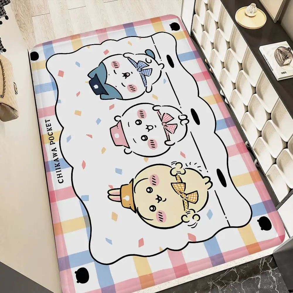 Cute Cartoon C-ChiikawaS Room Mats Cheaper Anti-slip Modern Living Room Balcony Printed Welcome Rug
Cute Cartoon C-ChiikawaS Room Mats Cheaper Anti-slip Modern Living Room Balcony Printed Welcome Rug