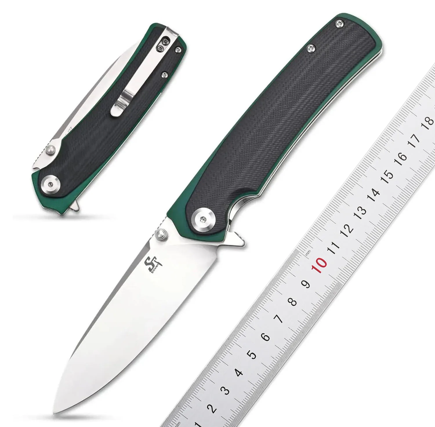 New Sitivien ST127 Pocket KnifesD2 Steel Blade G10 Handle Folding Knife for Working Camping Survival Hiking Fishing EDC Tool
New Sitivien ST127 Pocket KnifesD2 Steel Blade G10 Handle Folding Knife for Working Camping Survival Hiking Fishing EDC Tool