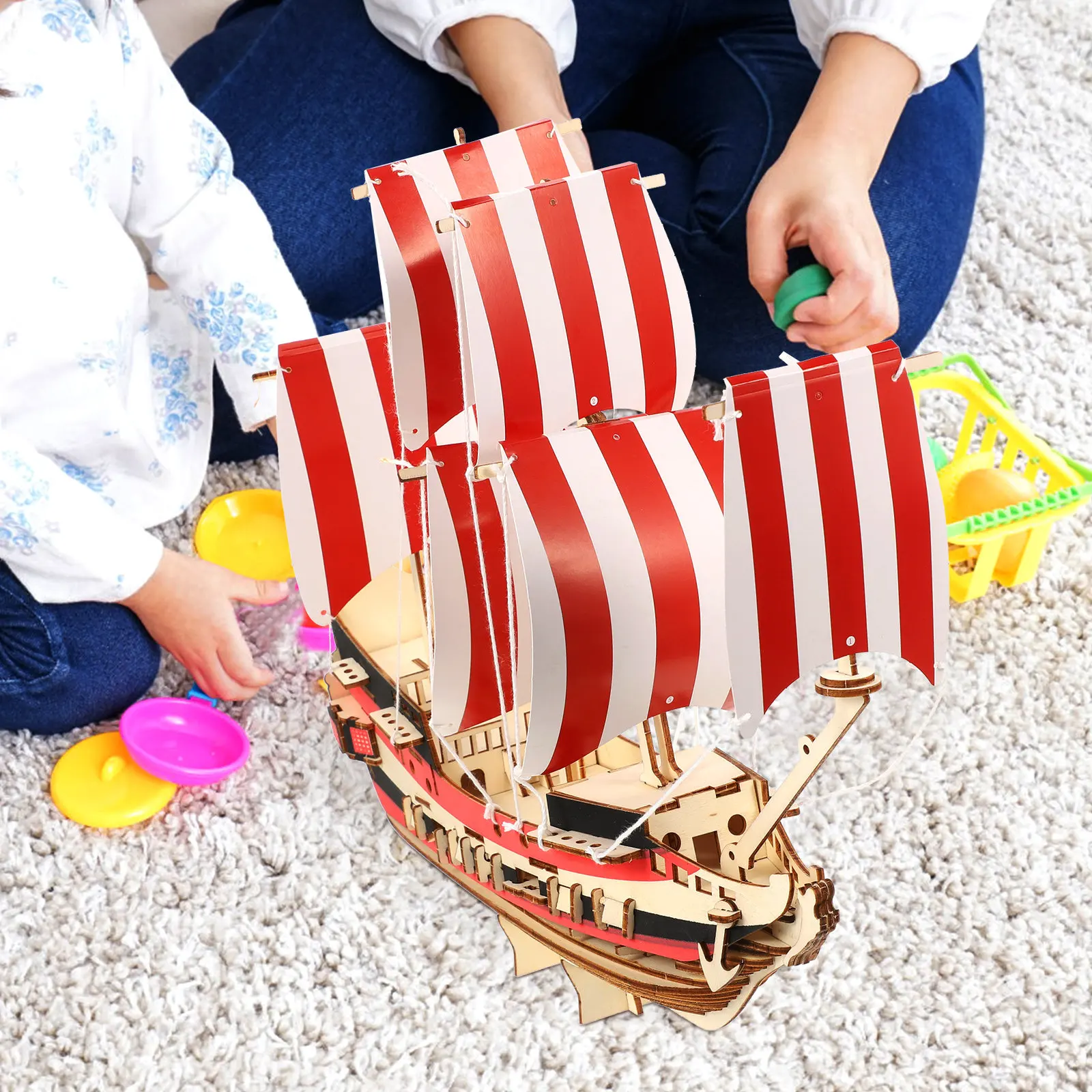 1Set 3D Wooden Puzzle Sailboat Assembly Creative DIY Paint-Free Lifelike Sailboat Kit Home Decor Educational Gift 3D Puzzles
1Set 3D Wooden Puzzle Sailboat Assembly Creative DIY Paint-Free Lifelike Sailboat Kit Home Decor Educational Gift 3D Puzzles