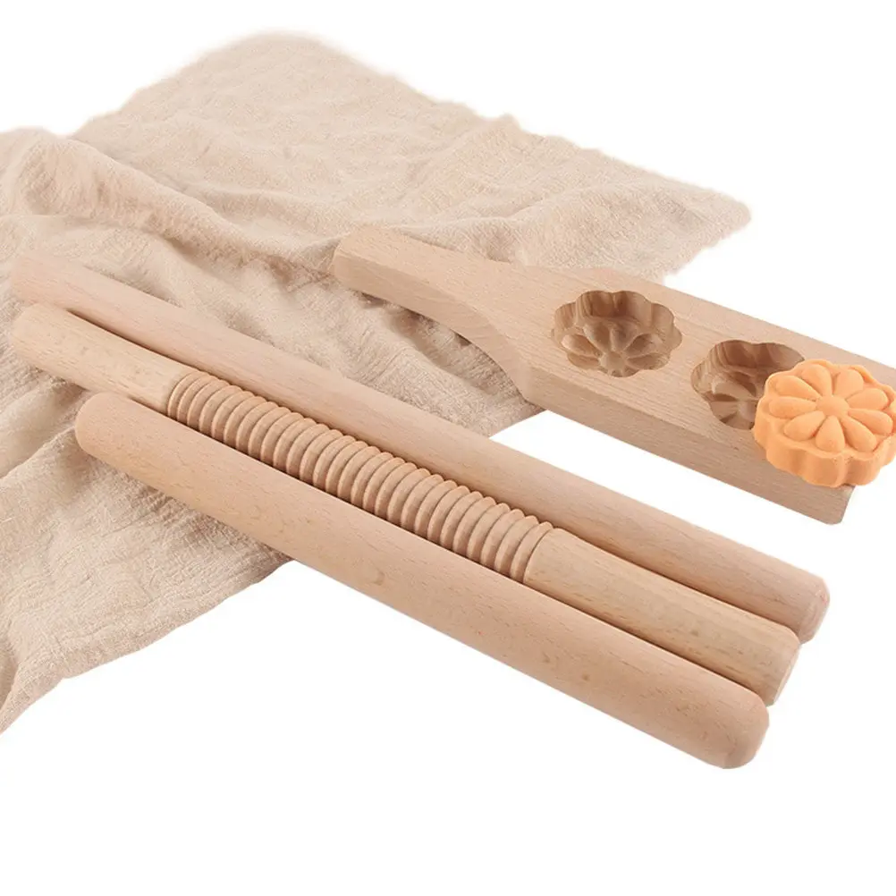 2Pcs Wooden Dough Roller 29Cm Round 35Cm Spiral Rolling Pin for Baking Cookies Bread Pastry Rolling Pin
2Pcs Wooden Dough Roller 29Cm Round 35Cm Spiral Rolling Pin for Baking Cookies Bread Pastry Rolling Pin