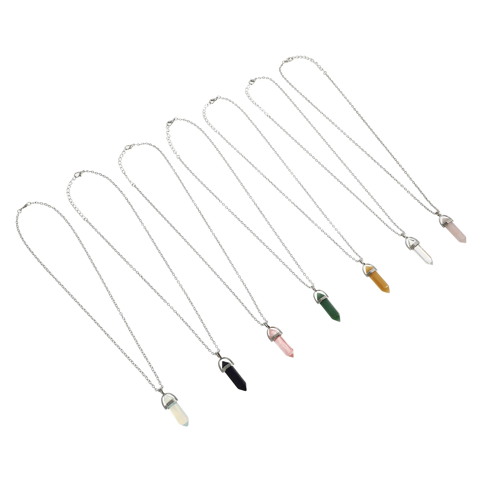 7 Pcs Crystal Pendant Necklace for Women Clavicle Chain Pendants Accessory Natural Miss
7 Pcs Crystal Pendant Necklace for Women Clavicle Chain Pendants Accessory Natural Miss