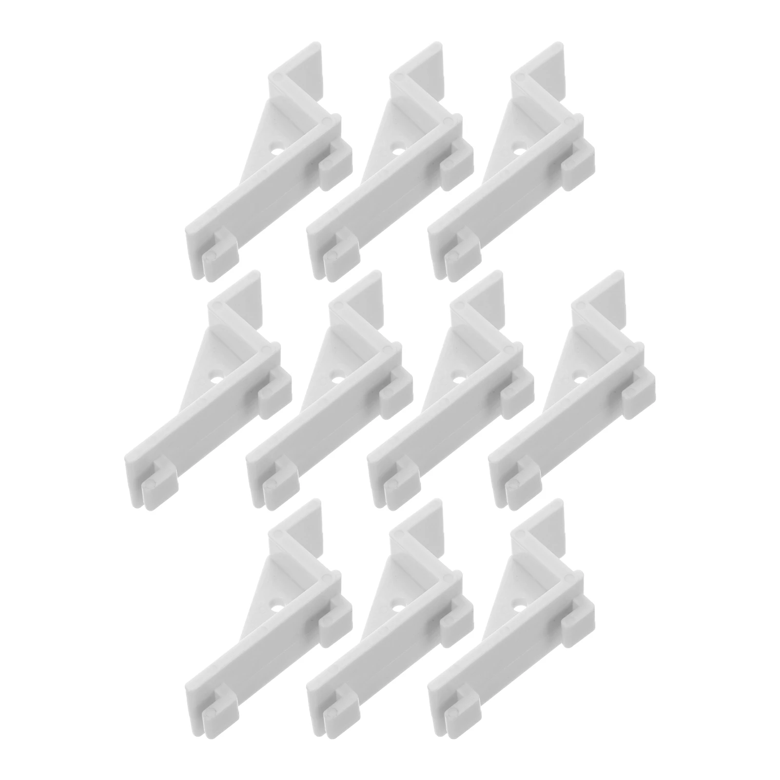 10Pcs Shelf Clips for Refrigerator Strong Plastic Cooler Shelf Brace Hooks Compact Design Prevents Cold Air Leakage Fridge Part
10Pcs Shelf Clips for Refrigerator Strong Plastic Cooler Shelf Brace Hooks Compact Design Prevents Cold Air Leakage Fridge Part