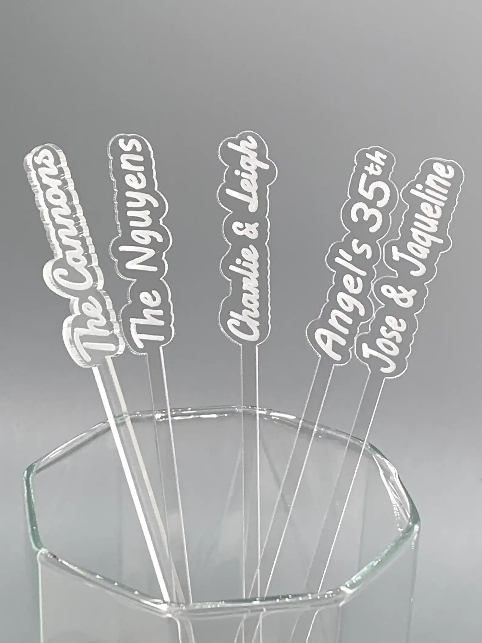 Custom Name Drink Stirrer Personalized Cocktail Stirrers Wedding Gift Table Decoration Acrylic Party Drink Stir Baptism souvenir
Custom Name Drink Stirrer Personalized Cocktail Stirrers Wedding Gift Table Decoration Acrylic Party Drink Stir Baptism souvenir