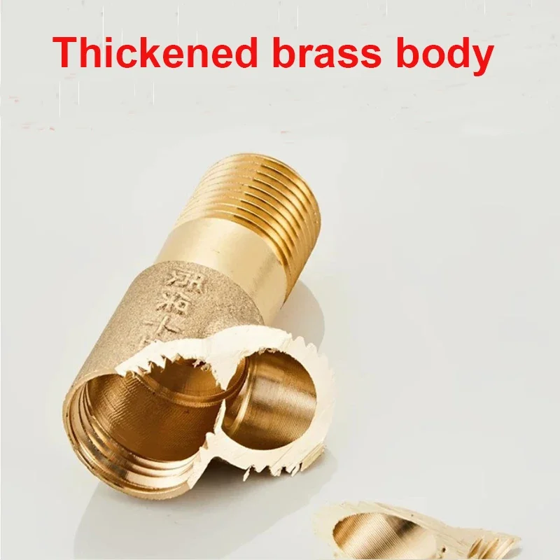 Kitchen Sink Basin Triangle Valve Water Pressure Regulator G1/2 Brass Hot & Cold Inlet Valve Bathroom Faucet Stop Valve
Kitchen Sink Basin Triangle Valve Water Pressure Regulator G1/2 Brass Hot & Cold Inlet Valve Bathroom Faucet Stop Valve
