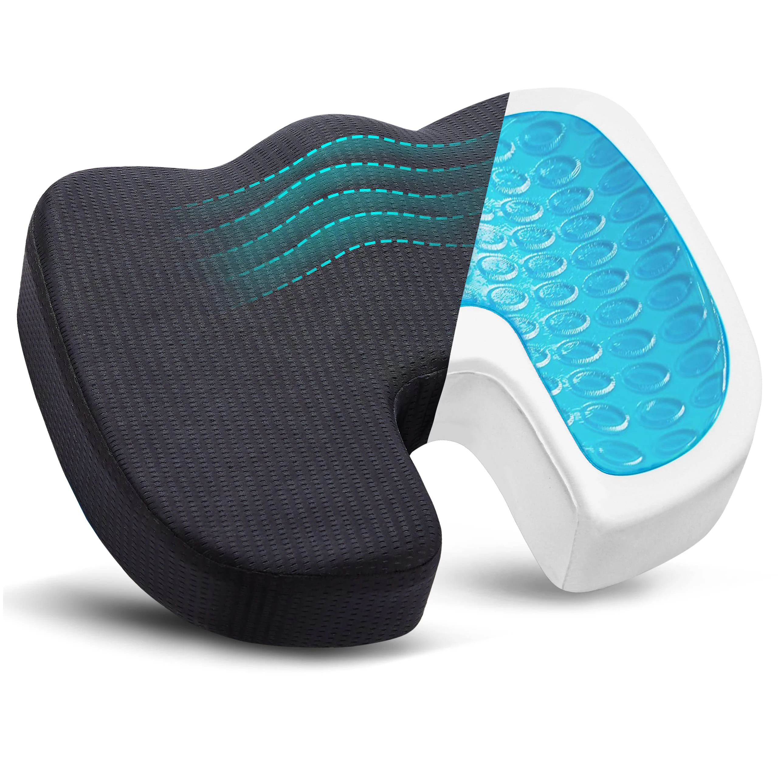 U-shaped Gel Memory Foam Massage Seat Cushion Car Office Chair for Long Sitting Coccyx Back Tailbone Pain Relief Gel Cushion Pad
U-shaped Gel Memory Foam Massage Seat Cushion Car Office Chair for Long Sitting Coccyx Back Tailbone Pain Relief Gel Cushion Pad