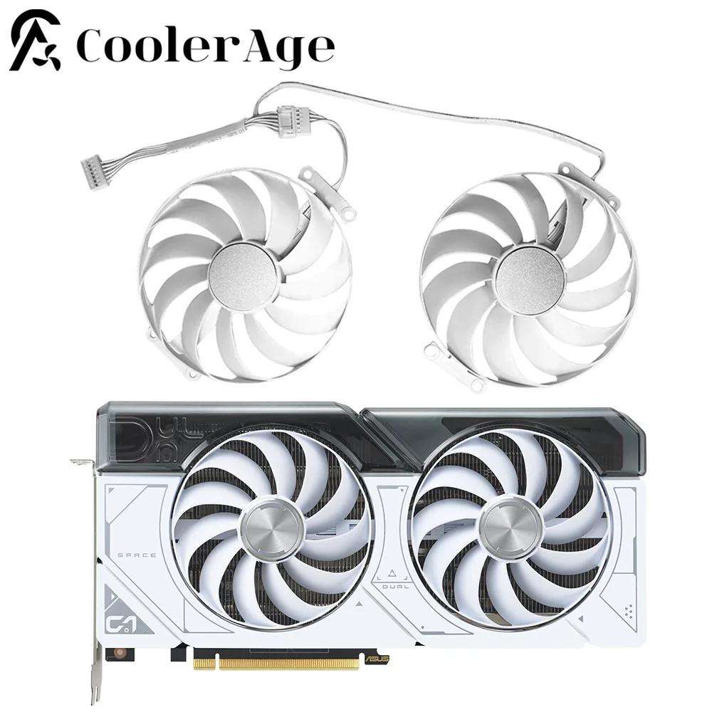Video Card Fan Replacement for ASUS RTX 4070 12GB DUAL WHITE OC 95mm RTX4070 Graphics Card Cooling Fan
Video Card Fan Replacement for ASUS RTX 4070 12GB DUAL WHITE OC 95mm RTX4070 Graphics Card Cooling Fan
