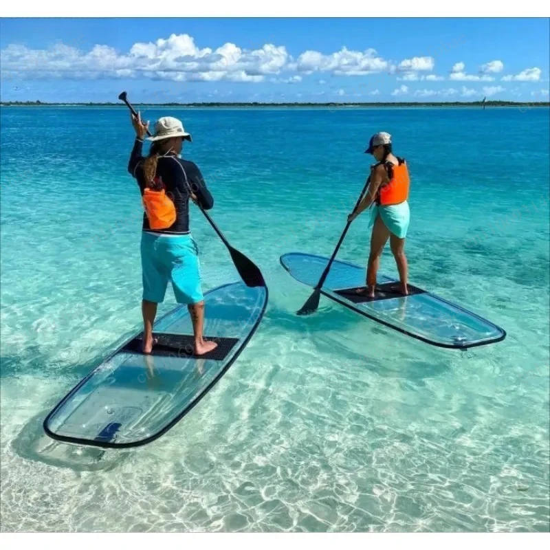 Durable PC Material Transparent SUP Board Crystal Clear Paddle Board for Ocean Lake Water Use
Durable PC Material Transparent SUP Board Crystal Clear Paddle Board for Ocean Lake Water Use