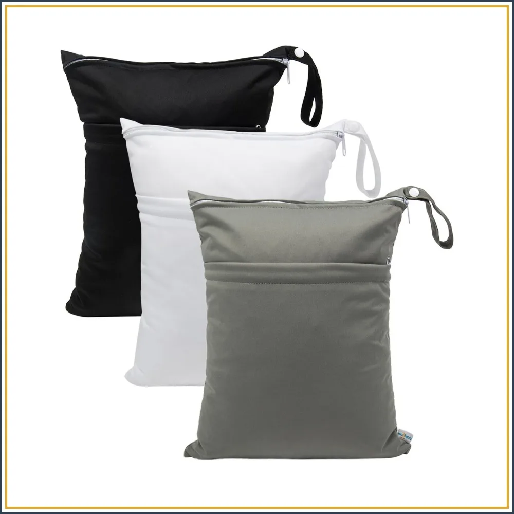 Wet Dry Bags 3 Pack, Waterproof Reusable Travel Bags for Swimsuits, Beach, Pool, Gym & Wet Clothes with 2 Pockets
Wet Dry Bags 3 Pack, Waterproof Reusable Travel Bags for Swimsuits, Beach, Pool, Gym & Wet Clothes with 2 Pockets