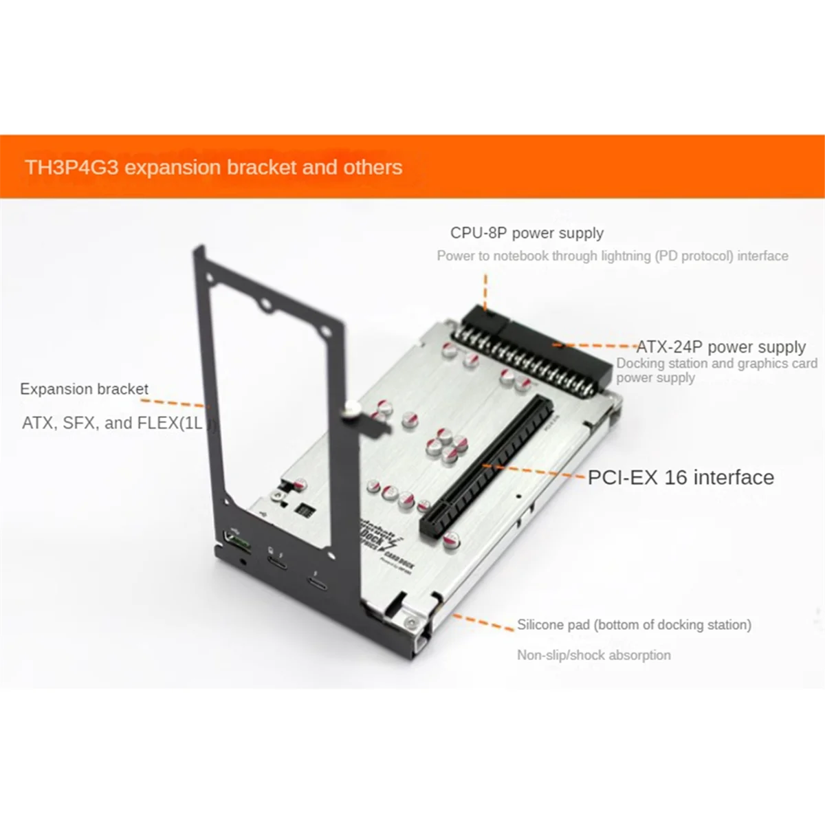ATP-TH3P4G3 85W PD Charging for GPU Dock for Laptop Notebook to External Graphic Card 40Gbps for
ATP-TH3P4G3 85W PD Charging for GPU Dock for Laptop Notebook to External Graphic Card 40Gbps for