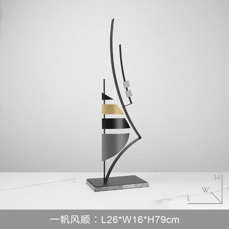 Art Ornaments High-end Niche Smooth Sailing Shape Meaning Minimalist Ornaments Home Hotel Lobby Art Living Room Decoration
Art Ornaments High-end Niche Smooth Sailing Shape Meaning Minimalist Ornaments Home Hotel Lobby Art Living Room Decoration