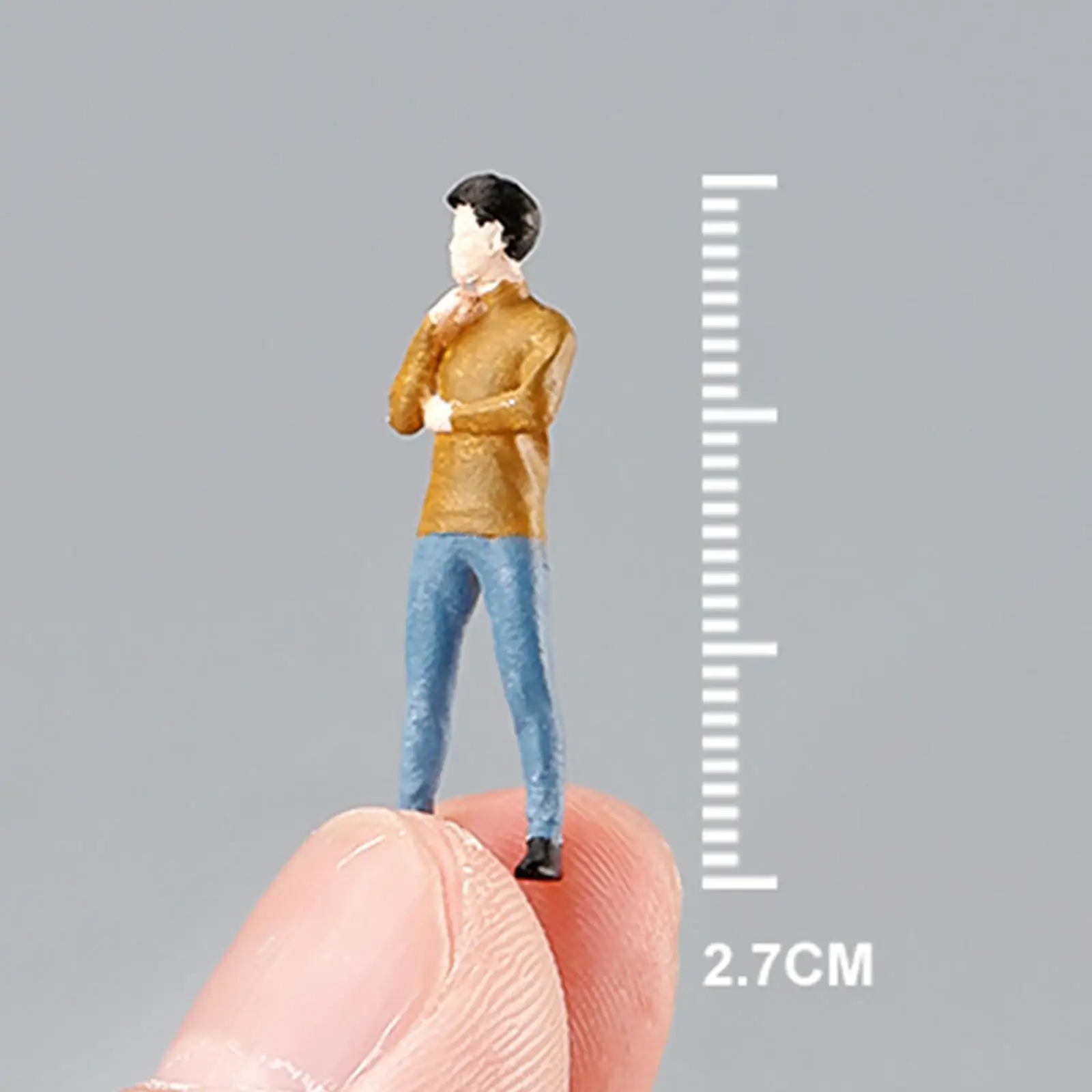 1/64 Scale Diorama Figure Mini Thinker Man for Park Railway Micro Landscape
1/64 Scale Diorama Figure Mini Thinker Man for Park Railway Micro Landscape