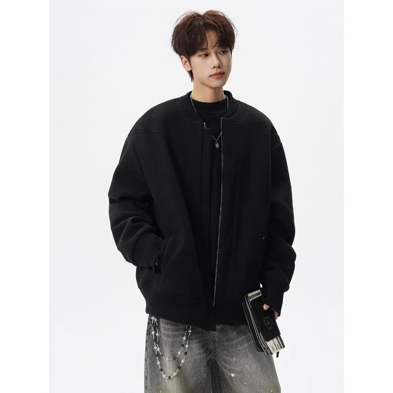 Мужская куртка из шерстяной смеси в корейском стиле: активная, минималистичная, винтажная, повседневная, теплая, спортивная, удобная, свободного кроя, в стиле преппи, на пуговицах
Мужская куртка из шерстяной смеси в корейском стиле: активная, минималистичная, винтажная, повседневная, теплая, спортивная, удобная, свободного кроя, в стиле преппи, на пуговицах