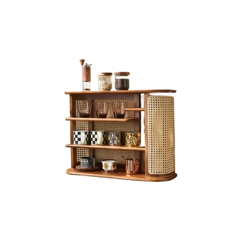 Solid wood retro rattan rack desktop storage rack tea pet tea table display rack coffee cup kung fu tea cup
Solid wood retro rattan rack desktop storage rack tea pet tea table display rack coffee cup kung fu tea cup