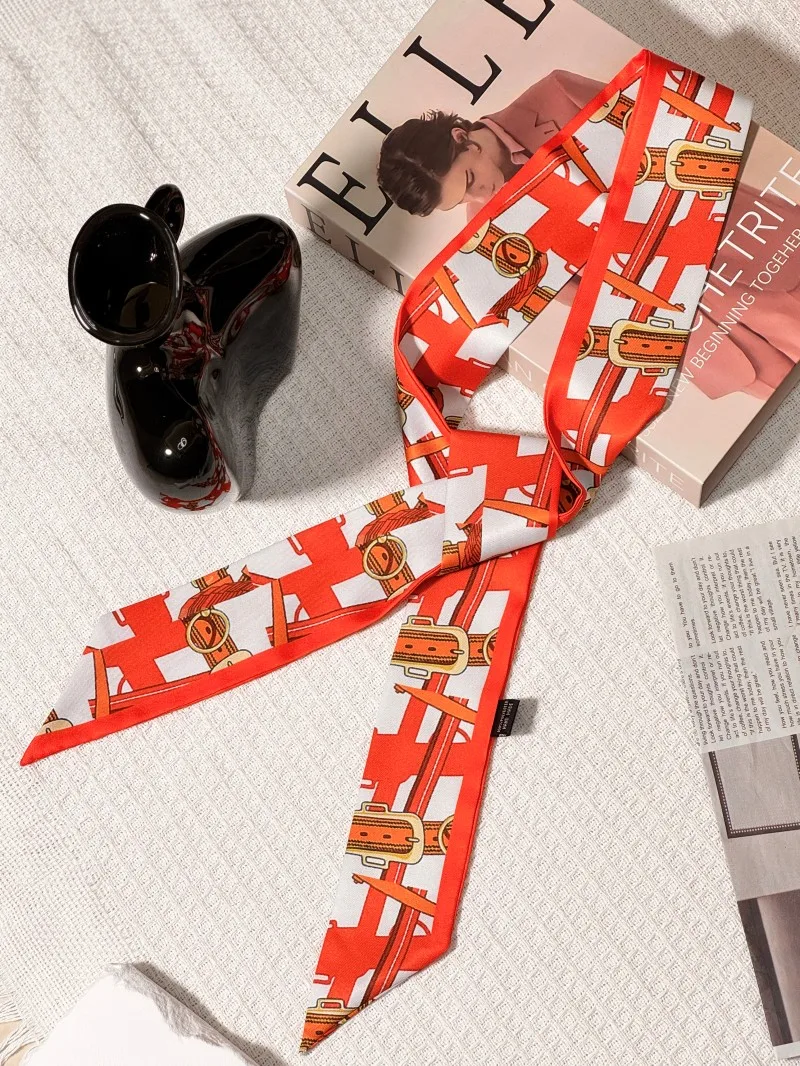 Long Silk Scarf Ribbon for Women 6×100cm Handbag Handle Wrap Hairband Head Wrap Neck Tie Multi-use Fashion Accessory
Long Silk Scarf Ribbon for Women 6×100cm Handbag Handle Wrap Hairband Head Wrap Neck Tie Multi-use Fashion Accessory
