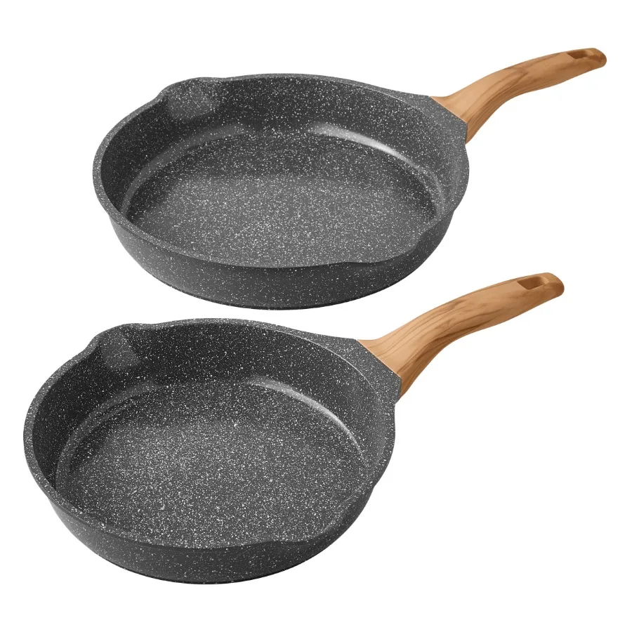 Prairie Signature 2-Piece Cast Aluminum 10" and 12" Fry Pan Set Charcoal Speckle
Prairie Signature 2-Piece Cast Aluminum 10" and 12" Fry Pan Set Charcoal Speckle