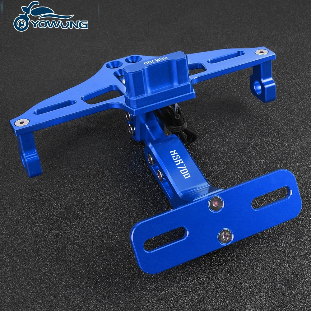 For Yamaha XSR700 XSR 700 ABS 2015 2016 2017 2018 Adjustable CNC Aluminum Bracket License Plate Holder LED Light
For Yamaha XSR700 XSR 700 ABS 2015 2016 2017 2018 Adjustable CNC Aluminum Bracket License Plate Holder LED Light