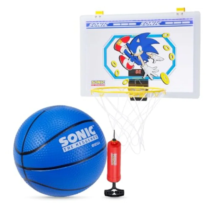 Sonic The Hedgehog Over The Door Basketball Hoop Set with Ball and Pump Durable Portable and Perfect for Teens and Family Fun f
Sonic The Hedgehog Over The Door Basketball Hoop Set with Ball and Pump Durable Portable and Perfect for Teens and Family Fun f