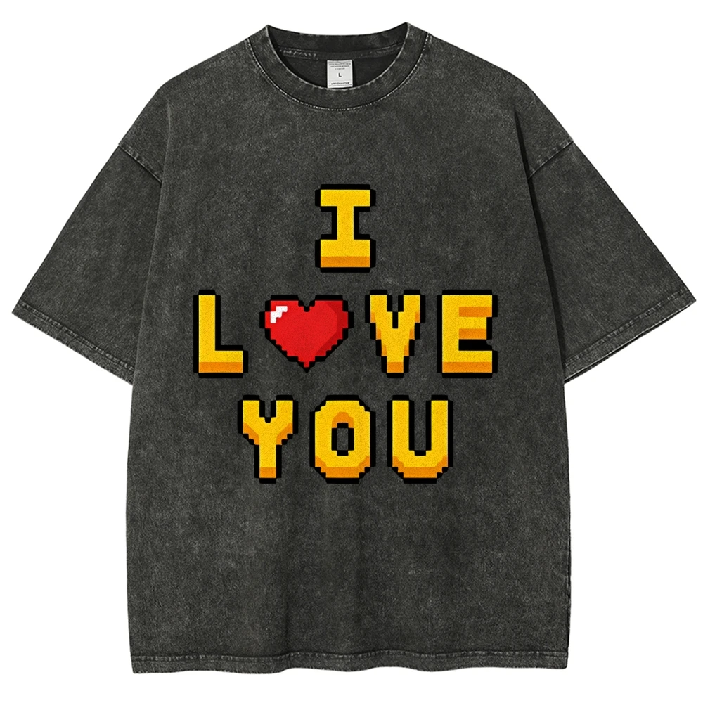 2025 New Round Neck Fashion T-Shirt Oversized Washed Pure Cotton Unisex Confession Short-Sleeved Casual And Comfortable Top
2025 New Round Neck Fashion T-Shirt Oversized Washed Pure Cotton Unisex Confession Short-Sleeved Casual And Comfortable Top