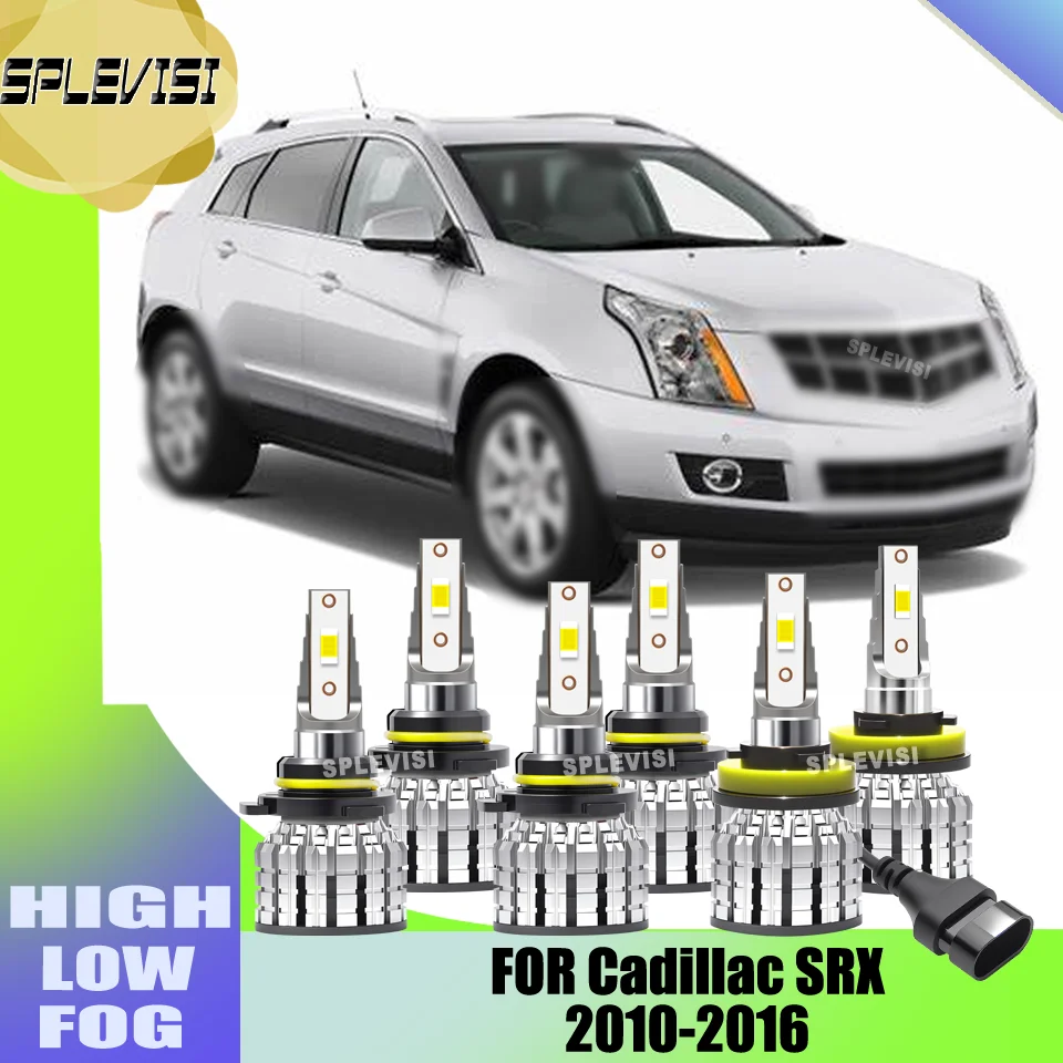 Car Light LED SPLEVISI High/Low Beam Foglight Kit 9005 H11 9145 Safer Than Halogens - Easy Install For Cadillac SRX 2010-2016
Car Light LED SPLEVISI High/Low Beam Foglight Kit 9005 H11 9145 Safer Than Halogens - Easy Install For Cadillac SRX 2010-2016