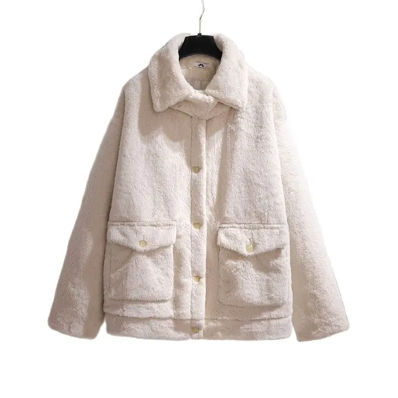 High Quality Fleece Coats 2022 New Women's Winter Fur Parka Hairy Jacket Thick Warm Soft Loose Top Casual Coats Chest 110-150cm
High Quality Fleece Coats 2022 New Women's Winter Fur Parka Hairy Jacket Thick Warm Soft Loose Top Casual Coats Chest 110-150cm