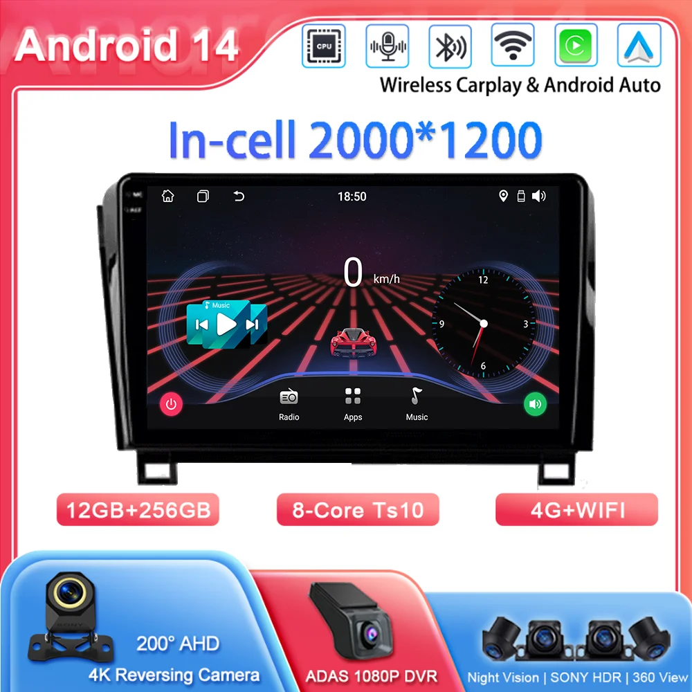 Android Car DVD GPS Navigation For Toyota Tundra XK50 2007 -2013 Sequoia XK60 2008 -2017 Auto Radio Stereo Multimidia Player DSP
Android Car DVD GPS Navigation For Toyota Tundra XK50 2007 -2013 Sequoia XK60 2008 -2017 Auto Radio Stereo Multimidia Player DSP