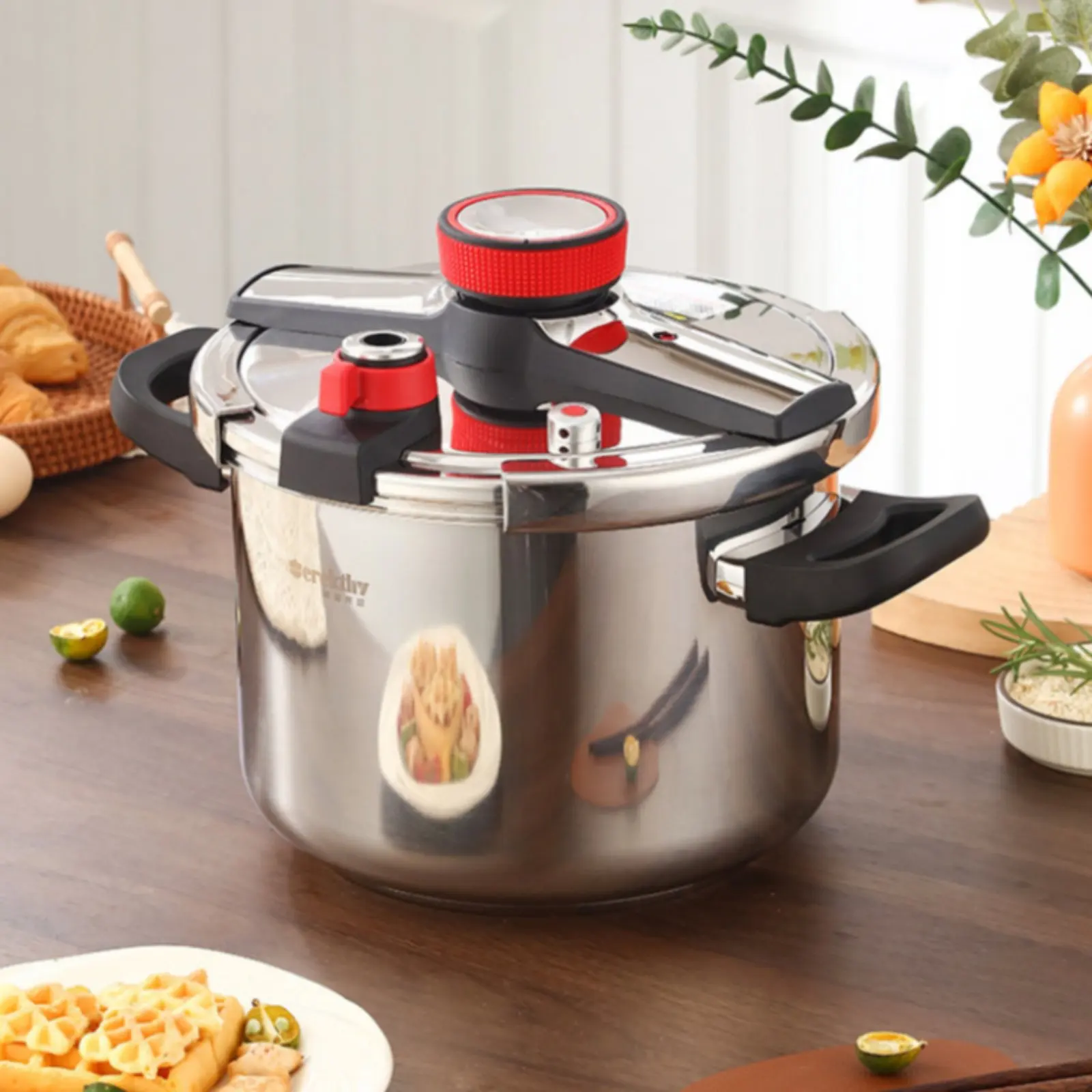 Pressure Pot Pressure-Secure Resistant Stainless Steel Pressure Pot Fast Cooking Pot Multiple Safety Features Kitchen Cookware
Pressure Pot Pressure-Secure Resistant Stainless Steel Pressure Pot Fast Cooking Pot Multiple Safety Features Kitchen Cookware