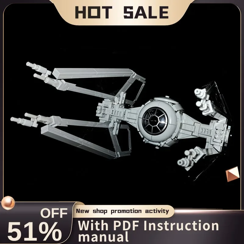 New 529Pcs Famous Star Battle Movie Series Moc Tie Interceptor Model Diy Creative Ideas Child Toy Birthday Gift Custom Puzzle
New 529Pcs Famous Star Battle Movie Series Moc Tie Interceptor Model Diy Creative Ideas Child Toy Birthday Gift Custom Puzzle