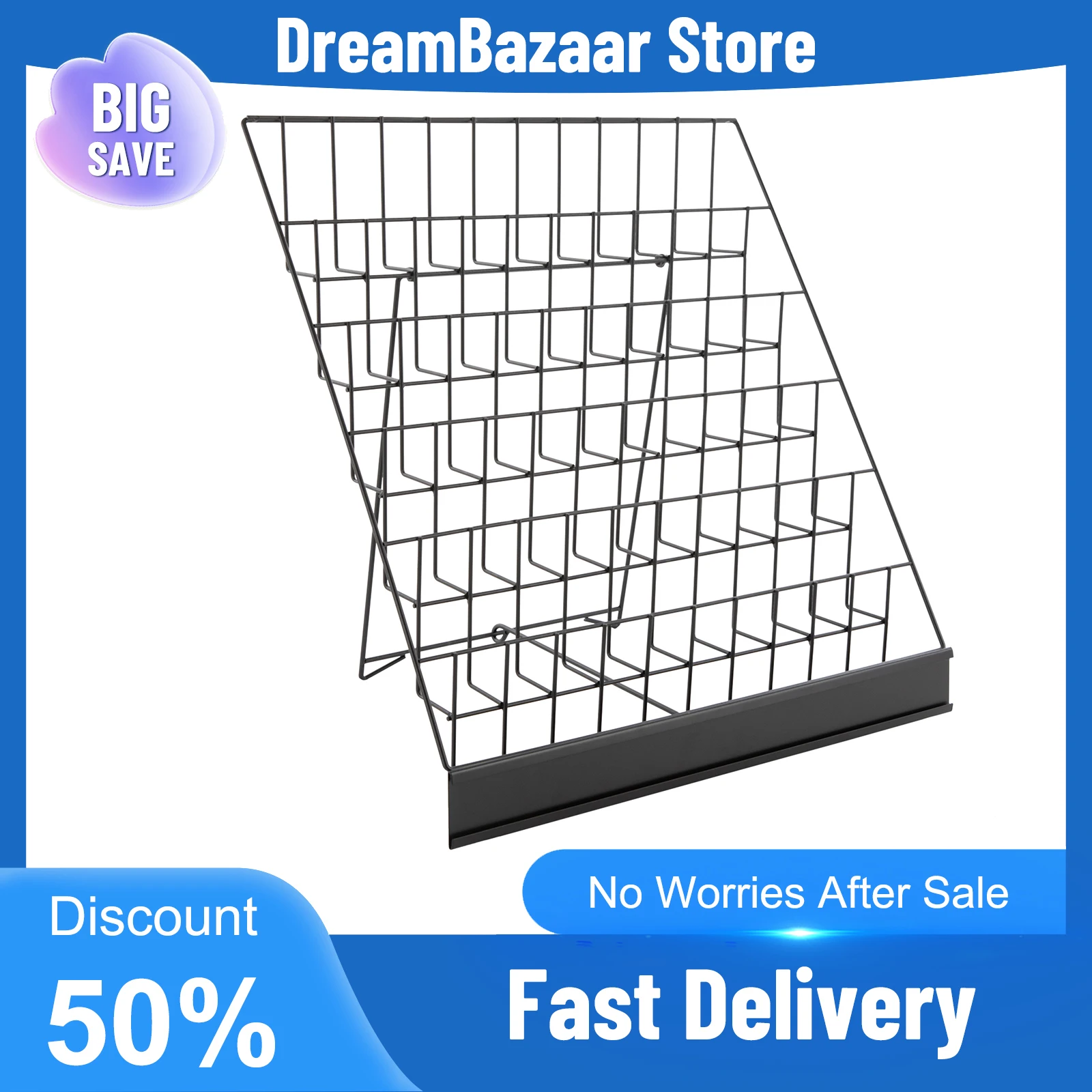 6-Tier Countertop Magazine Display Rack Bookshelf Organizer Stand for Magazines Home Office Desktop Storage Space-saving Holder
6-Tier Countertop Magazine Display Rack Bookshelf Organizer Stand for Magazines Home Office Desktop Storage Space-saving Holder