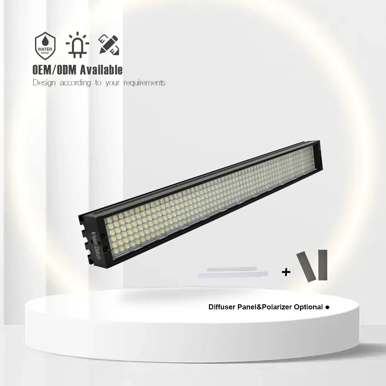 LED 1000x35 mm Wavelength Optional Customized IP65 High Quality High Power 24V Bar Light Source For Quality Inspection Systems
LED 1000x35 mm Wavelength Optional Customized IP65 High Quality High Power 24V Bar Light Source For Quality Inspection Systems