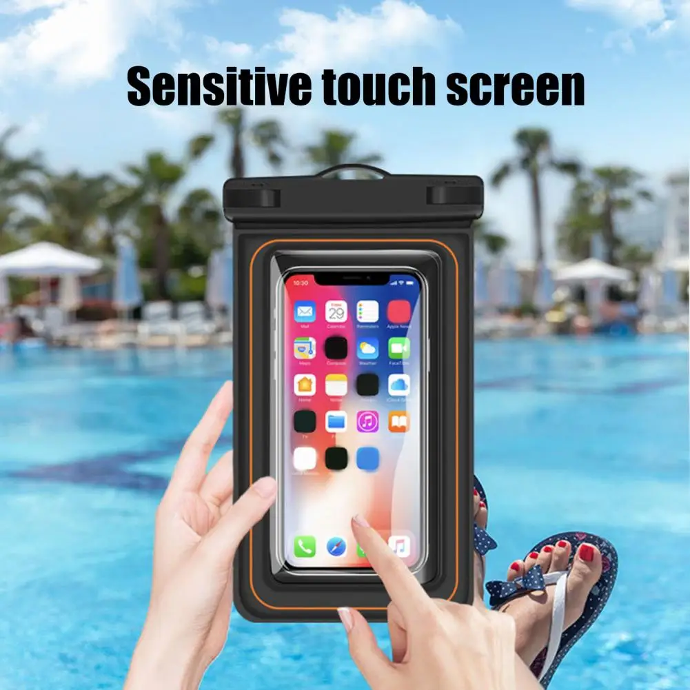 Touch Screen Waterproof Phone Case with Detachable Strap Bubble Float Phone Protection Bag Ultra Thin Swim Waterproof Pouch 
Touch Screen Waterproof Phone Case with Detachable Strap Bubble Float Phone Protection Bag Ultra Thin Swim Waterproof Pouch