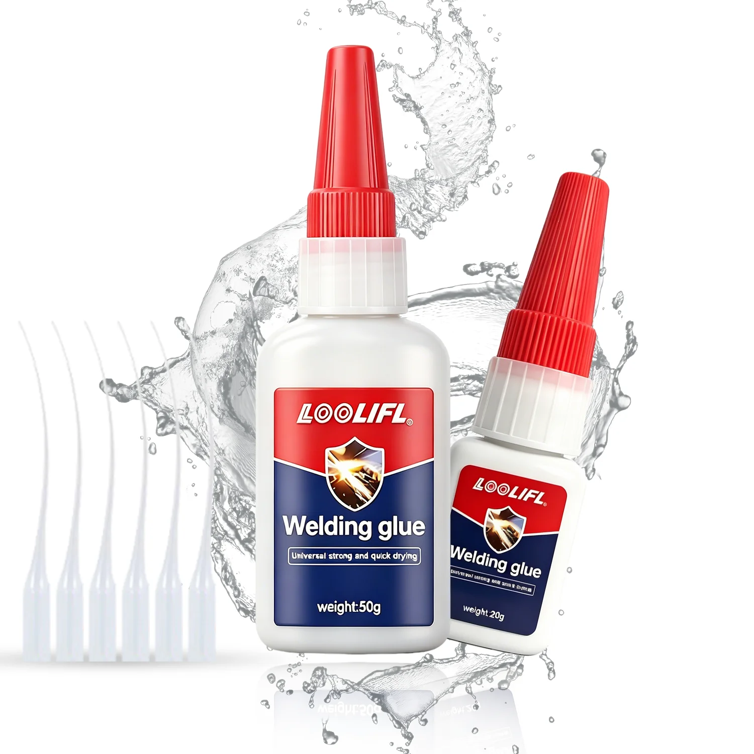 LOOLIFL High Strength Welding Oily Super Glue strong Universal Clear Non-Marking Repair Adhesive Instant Quick Dry Bonding tool
LOOLIFL High Strength Welding Oily Super Glue strong Universal Clear Non-Marking Repair Adhesive Instant Quick Dry Bonding tool