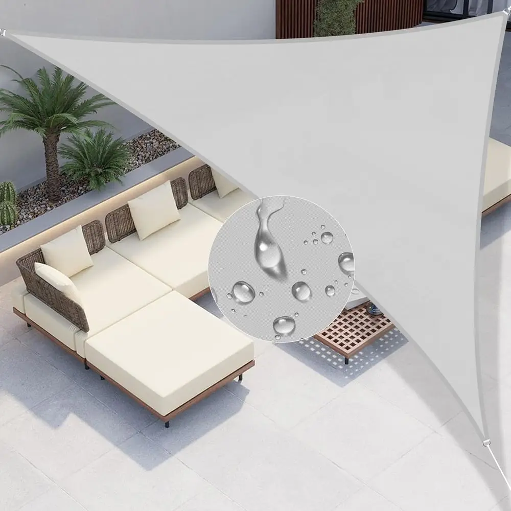 11'x19'x22' Waterproo Sun Shade Sail Right e Shade Cover UV Block or Backyard Patio Deck Balcony Pergola Garden (Light Gray)
11'x19'x22' Waterproo Sun Shade Sail Right e Shade Cover UV Block or Backyard Patio Deck Balcony Pergola Garden (Light Gray)