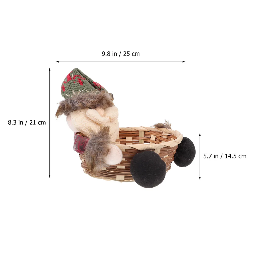 2pcs Christmas Candy Creative Snack Storage Baskets Decorative Dried Fruit Baskets For Holiday Party Home Decor Gift Box
2pcs Christmas Candy Creative Snack Storage Baskets Decorative Dried Fruit Baskets For Holiday Party Home Decor Gift Box