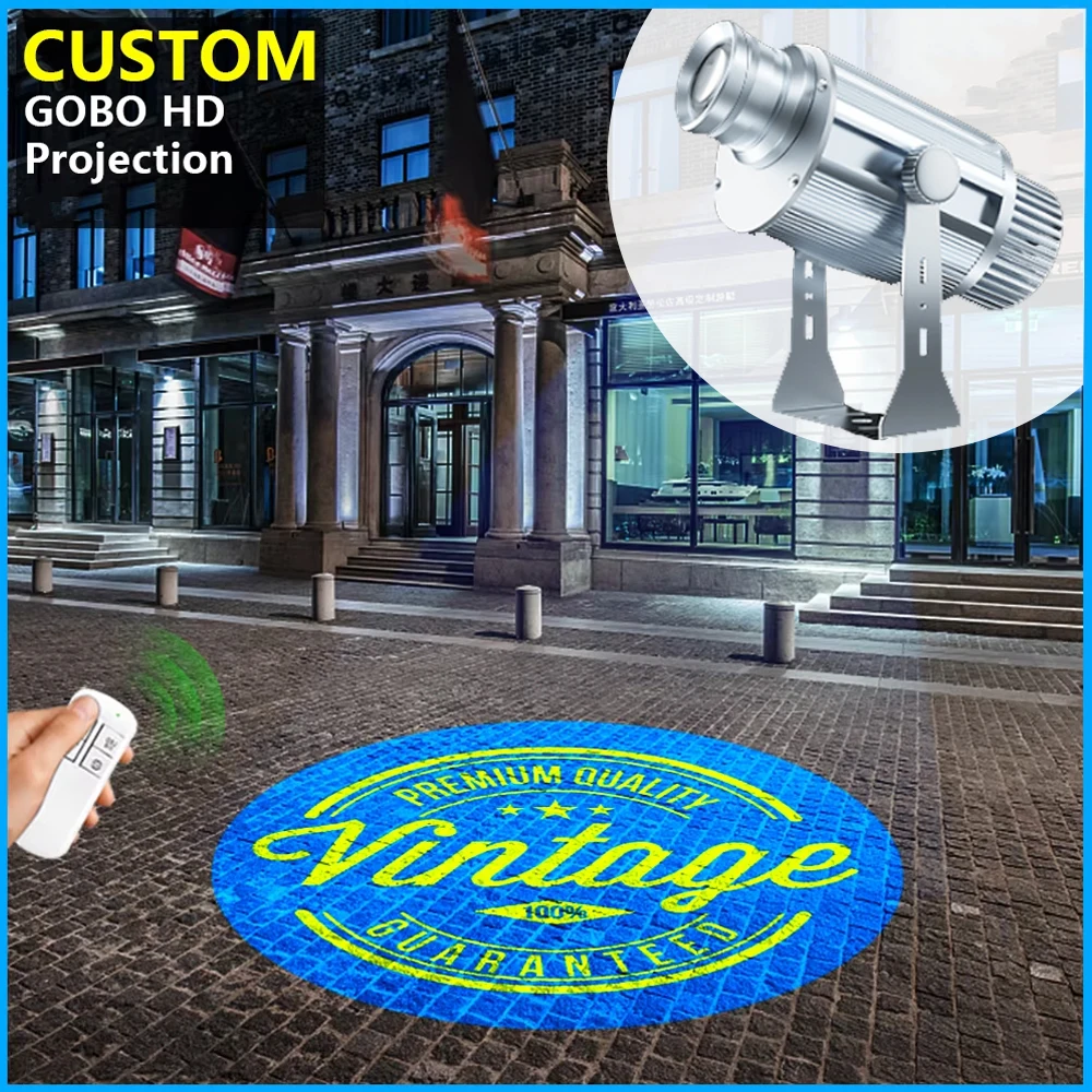 Outdoor LED Gobo Projector Light Customize Logo Spotlight Custom Logo Lights LED Rotating for Commercial Shop Entrance Floor
Outdoor LED Gobo Projector Light Customize Logo Spotlight Custom Logo Lights LED Rotating for Commercial Shop Entrance Floor