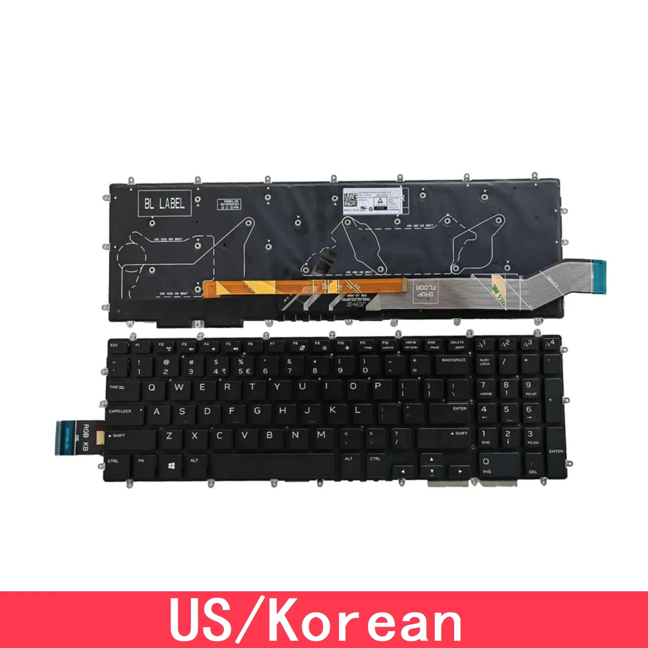 Клавиатура для ноутбука Dell Alienware M15 R1 M17 R1 2019 P79F, корейская, США, с подсветкой 06F8R5-KOR
Клавиатура для ноутбука Dell Alienware M15 R1 M17 R1 2019 P79F, корейская, США, с подсветкой 06F8R5-KOR