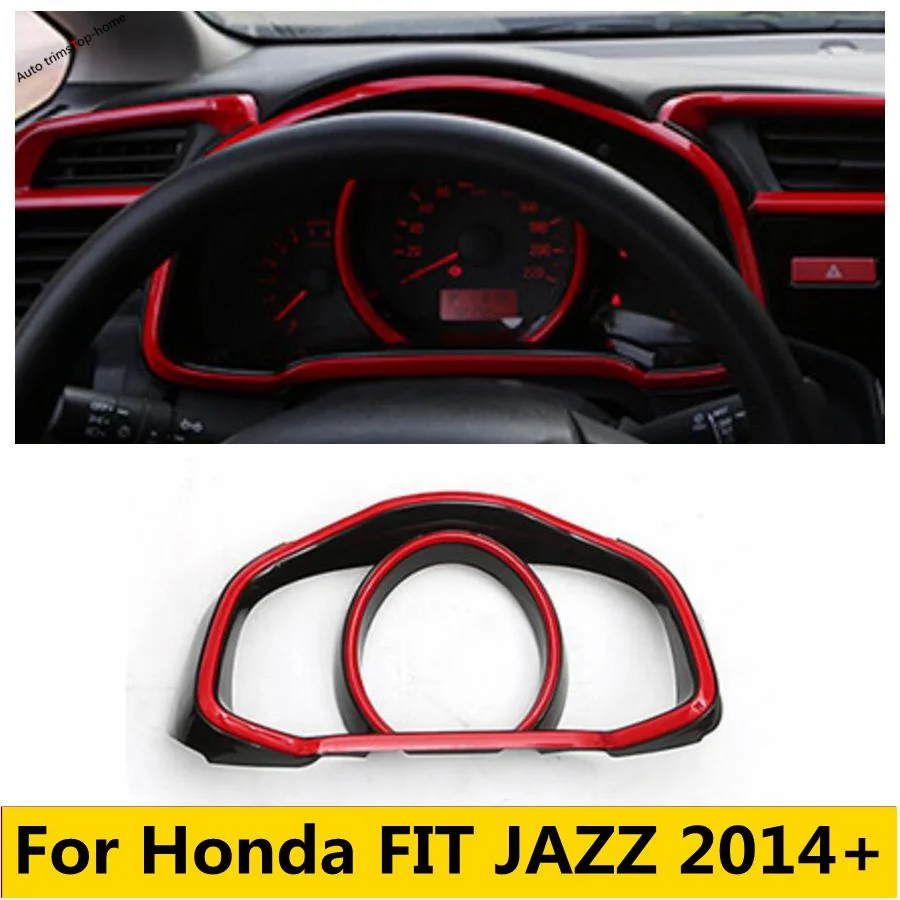 Black Red Dashboard Tachometer Display Screen Decorative Frame Fit For Honda FIT JAZZ 2014 - 2020 Interior Accessories
Black Red Dashboard Tachometer Display Screen Decorative Frame Fit For Honda FIT JAZZ 2014 - 2020 Interior Accessories