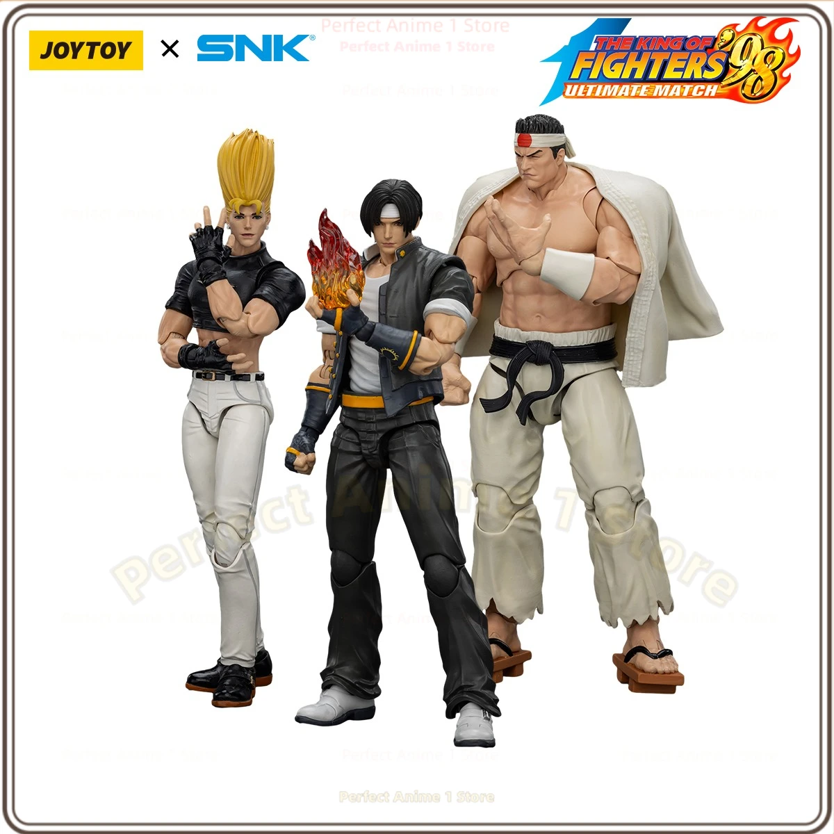 JOYTOY King of Fighters 98UM The Protagonist Team Kyu Kusanagi Nikaido Hongmaru Omen Goro 1/18 Action Doll
JOYTOY King of Fighters 98UM The Protagonist Team Kyu Kusanagi Nikaido Hongmaru Omen Goro 1/18 Action Doll