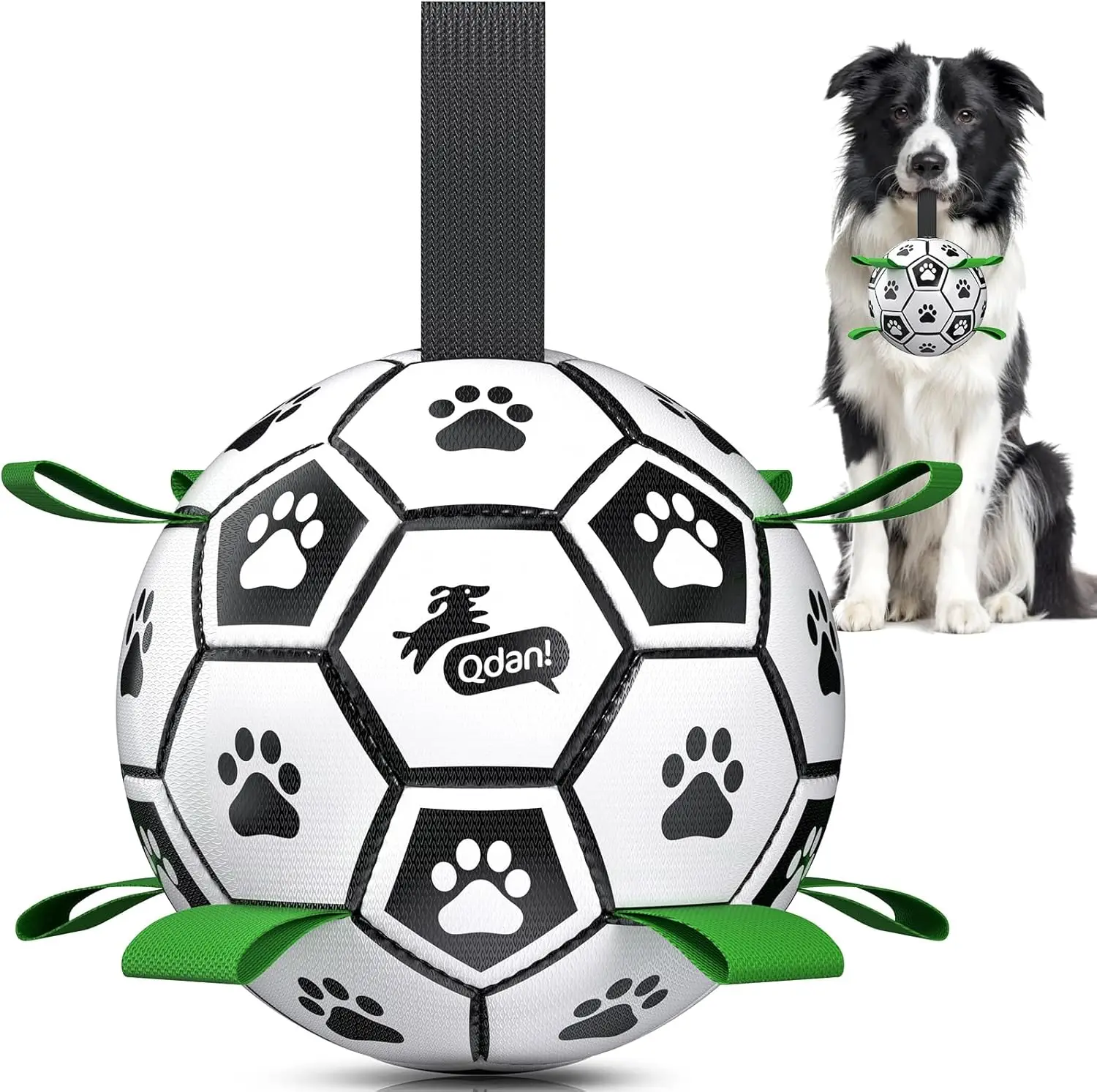 6 Inch Dog Soccer Ball with Straps, Floatable Fetch Toy for Small to Medium Dogs, Soft PU Outdoor Play
6 Inch Dog Soccer Ball with Straps, Floatable Fetch Toy for Small to Medium Dogs, Soft PU Outdoor Play