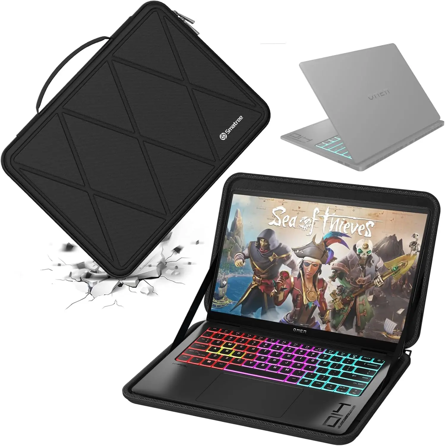 Hard EVA Protective Sleeve Case Compatible for 14 inch HP OMEN Transcend Laptop 14t-fb000, Slim and Anti-Shock Notebook Bag
Hard EVA Protective Sleeve Case Compatible for 14 inch HP OMEN Transcend Laptop 14t-fb000, Slim and Anti-Shock Notebook Bag