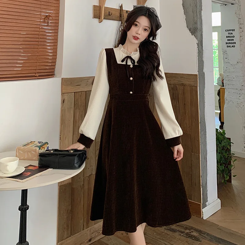 High quality Women's Patchwork Knitted Tunic Dress Elegant Black A-Line Dresses Pull Sleeve Fashion New 2023
High quality Women's Patchwork Knitted Tunic Dress Elegant Black A-Line Dresses Pull Sleeve Fashion New 2023