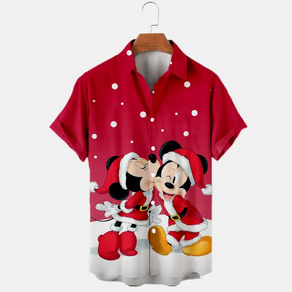 Гавайские рождественские рубашки с Микки Маусом Disney, мужские и женские повседневные пляжные рубашки, гавайская рубашка Диснея, рубашка с короткими рукавами и пуговицами
Гавайские рождественские рубашки с Микки Маусом Disney, мужские и женские повседневные пляжные рубашки, гавайская рубашка Диснея, рубашка с короткими рукавами и пуговицами