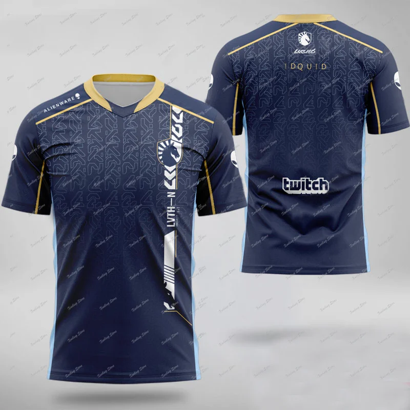 2024 Latest Personalized Fan 3D T-shirt for Men's Liquid Team Breathable Short sleeved T-shirt for Esports Games Team Top
2024 Latest Personalized Fan 3D T-shirt for Men's Liquid Team Breathable Short sleeved T-shirt for Esports Games Team Top