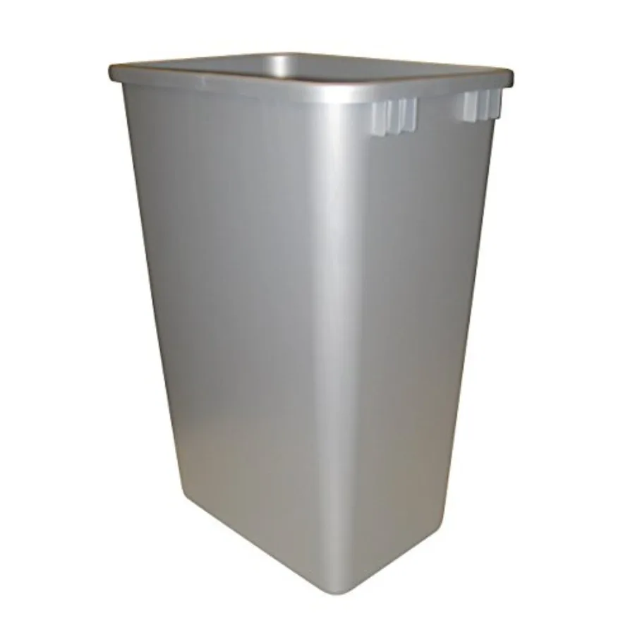 50 Quart Waste Bin Silver
50 Quart Waste Bin Silver
