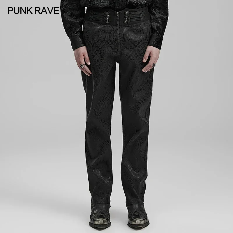 PUNK RAVE Men's Gothic Jacquard Pants Personalized Wrapped Decal Decoration At The Waist Party Club Trousers Men Clothing
PUNK RAVE Men's Gothic Jacquard Pants Personalized Wrapped Decal Decoration At The Waist Party Club Trousers Men Clothing