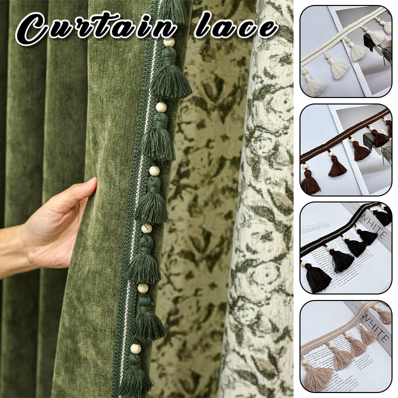 2/3/4 Meter Curtain Lace Trim Cotton Tassel Pom Pom Pendant Fringe Curtain Sofa Table Runner Upholstery Diy Decor Accessories
2/3/4 Meter Curtain Lace Trim Cotton Tassel Pom Pom Pendant Fringe Curtain Sofa Table Runner Upholstery Diy Decor Accessories