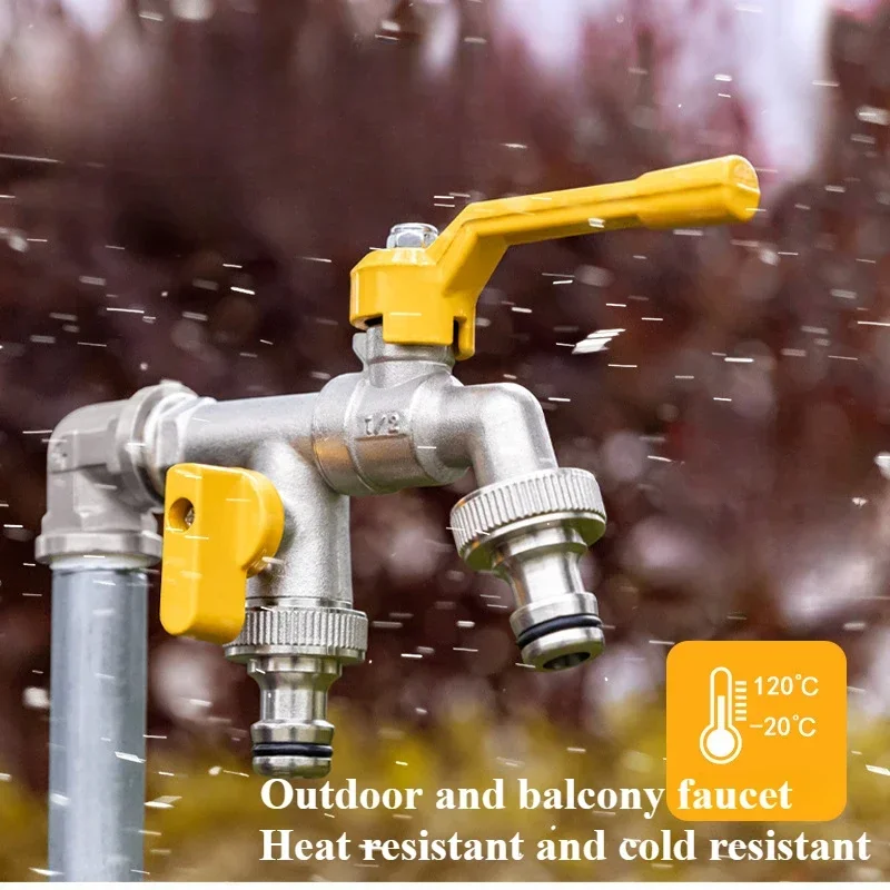 Outdoor garden anti freezing and heat-resistant faucet, balcony anti rust brass washing machine faucet
Outdoor garden anti freezing and heat-resistant faucet, balcony anti rust brass washing machine faucet