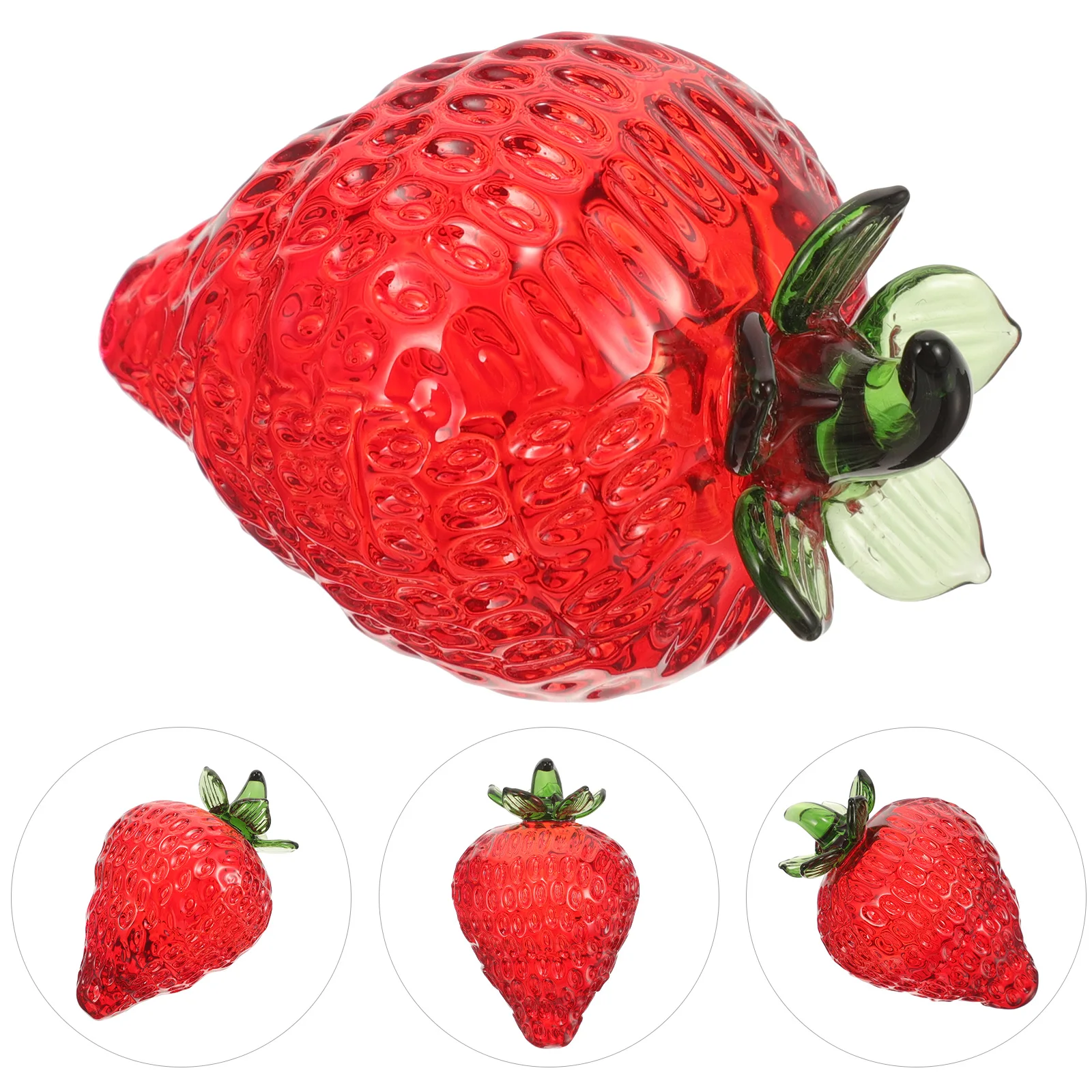 Crystal Strawberry nament Adorable Fruit Figurine Home Office Decor Gift Desktop Statue Strawberries Decor Fruit Kitchen Room
Crystal Strawberry nament Adorable Fruit Figurine Home Office Decor Gift Desktop Statue Strawberries Decor Fruit Kitchen Room