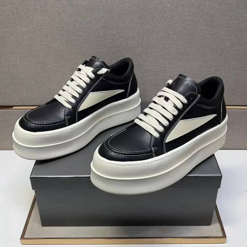 Top Hight Quality Men Casual Shoes Real Leather Womens Tennis Shoes Brand Designer Fashion Design Goth Y2K style RO shoes
Top Hight Quality Men Casual Shoes Real Leather Womens Tennis Shoes Brand Designer Fashion Design Goth Y2K style RO shoes