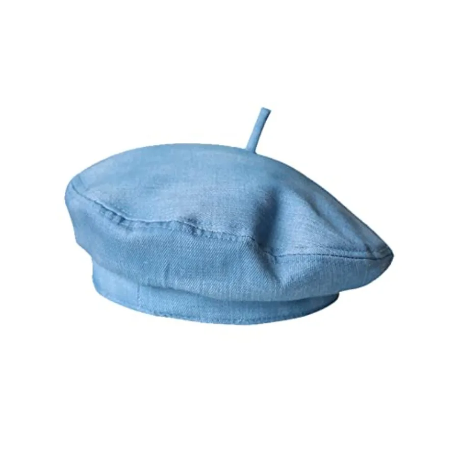 Women Denim Cotton Beret Hat Strap Artist Hat
Women Denim Cotton Beret Hat Strap Artist Hat
